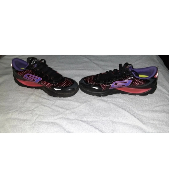 2 PAIR BUNDLE! Nike Revolution 2 & Skechers GOmeb Running Athletic Shoes Sz 6 - Picture 6 of 10